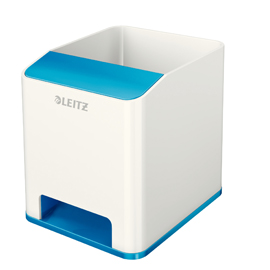 Portapenne con amplificatore wow blu leitz