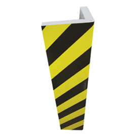 Paracolpi angolare in gomma nbr l30 x h73cm giallo/nero