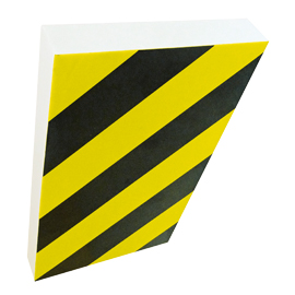 Paracolpi a foglio in gomma nbr l100 x h150cm giallo/nero
