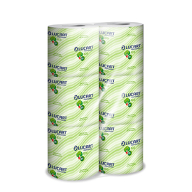 Pacco 6 rotoli carta igienica fascettata 200 strappi eco lucart