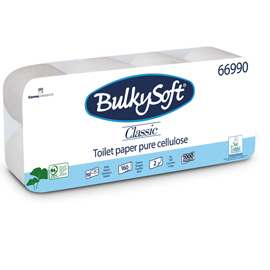 Pacco 10 rotoli carta igienica 160 strappi classic bulkysoft