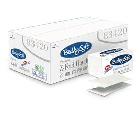 Pacco da 144 asciugamani piegati a z easypack aprichiudi bulkysoft