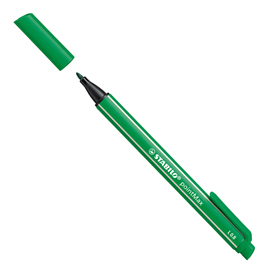 Pennarello point max punta 0,8mm verde stabilo