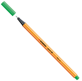 Pennarello point 88 88/16 verde smeraldo chiaro stabilo
