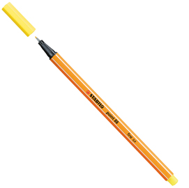 Pennarello point 88 giallo limone 88/24 stabilo