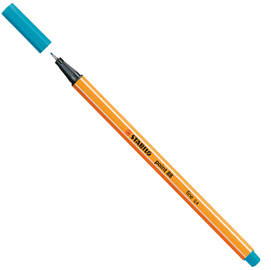 Pennarello point 88 azzurro chiaro 88/31 stabilo