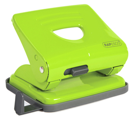 Perforatore 825 2 fori verde max 25 fg rapesco