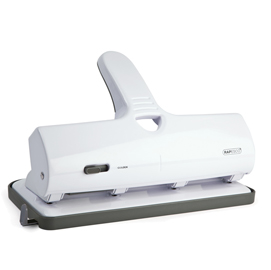 Perforatore alti spessori alu 40 4 fori fissi bianco max 65 fg rapesco