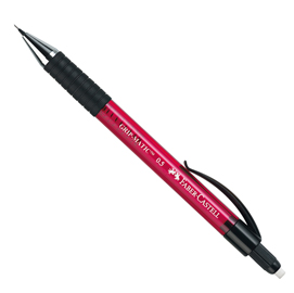 Portamine 0,5mm grip matic fusto rosso faber castell