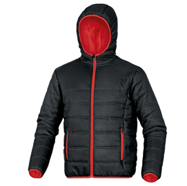 Piumino imbottito doon tg. M nero/rosso
