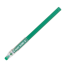 Penna a sfera cancellabile kleer 0.7mm verde pilot