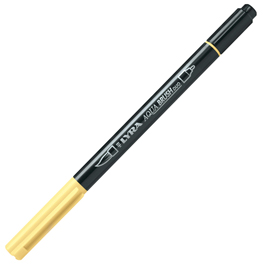 Pennarello a 2 punte aqua brush duo giallo chiaro lyra