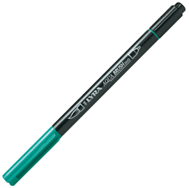 Pennarello a 2 punte aqua brush duo verde notte lyra