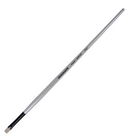 Pennello setola naturale graduate piatto corto n.10 manico lungo daler rowney
