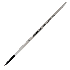 Pennello sintetico punta extra lunga graduate n.10/0 manico corto daler rowney