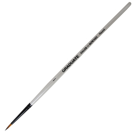 Pennello sintetico tondo graduate n.1 manico corto daler rowney