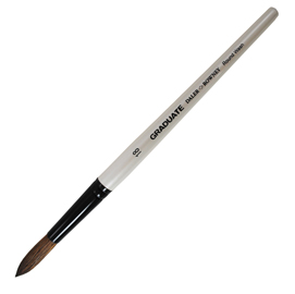 Pennello pelo pony tondo graduate n.18 manico corto daler rowney