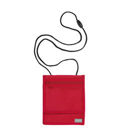 Portadocumenti da collo xl rosso basic