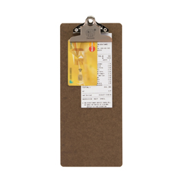 Porta conto clip in legno 27,7x11,4cm securit
