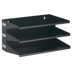 Portadocumenti sorter rack 3 scomparti nero durable