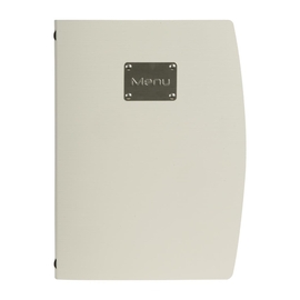 Porta menu' a4-24x34cm bianco rio con 1 inserto doppio