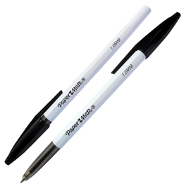 Penna a sfera con cappuccio papermate 045 punta 1,0mm nero
