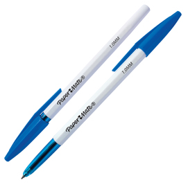 Penna a sfera con cappuccio papermate 045 punta 1,0mm blu