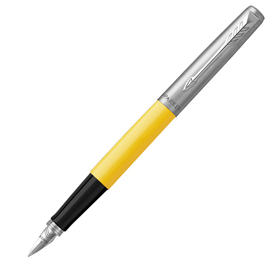 Penna stilo jotter original punta m fusto giallo parker