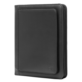 Portablocco office ecopelle c/zip dim. 26x34cm nero intempo