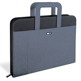 Portablocco con anelli 28,5x36cm grigio bicolore niji