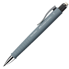 Portamine poly matic 0.7mm fusto grigio faber castell