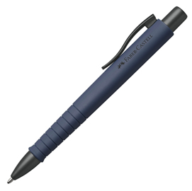 Penna a sfera 0,7mm poly ball urban fusto navy blu faber castell