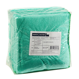 Pack 10 panni microfibra 40x40cm verde ultrega perfetto