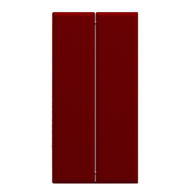 Pannello fonoassorbente 160x40cm rosso moody