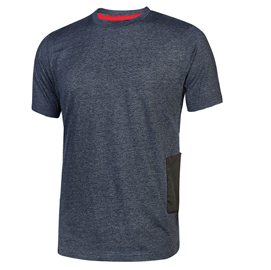 Pack 3 magliette a maniche corte tg. L road blu u-power