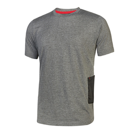 Pack 3 magliette a maniche corte tg m grigio scuro road u-power