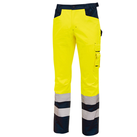 Pantalone invernale alta visibilita' beacon giallo fluo taglia xl u-power