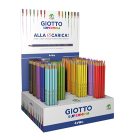 Pastelli supermina - in colori assortiti - giotto - expo 216 pezzi