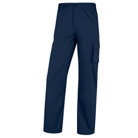Pantalone da lavoro palaos - cotone - taglia m - blu - deltaplus