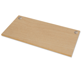 Piano di lavoro per scrivania cambio - 140x80x2,5 cm - acero - fellowes