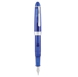 Penna stilografica monza - tratto medio - fusto in resina blu - monteverde