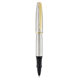 Penna roller aldo domani - punta m - fusto silver - monteverde