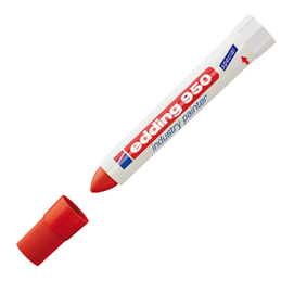 Pastello industriale e-950 - rosso - edding