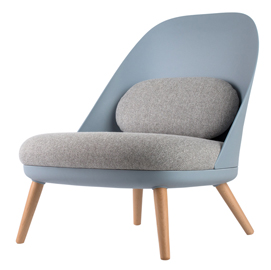 Poltrona cocoon - grigio - paperflow