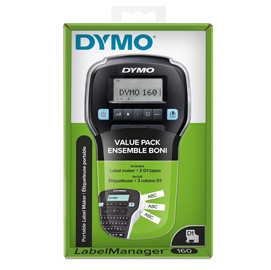 Promo pack etichettatrice labelmanager 160 + 3 nastri d1 12 mm (n/b) - dymo