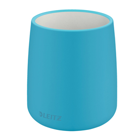 Porta penne cosy - in ceramica - blu - leitz