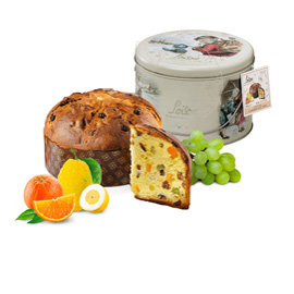 Panettone classico linea top latta - tutto burro - 750 g - loison
