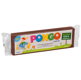 Pasta pongo - panetto 350 gr - marrone - giotto