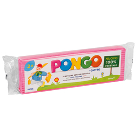 Pasta pongo - panetto 350 gr - rosa - giotto