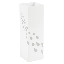 Portaombrelli - metallo verniciato - fantasia gocce - bianco - king collection